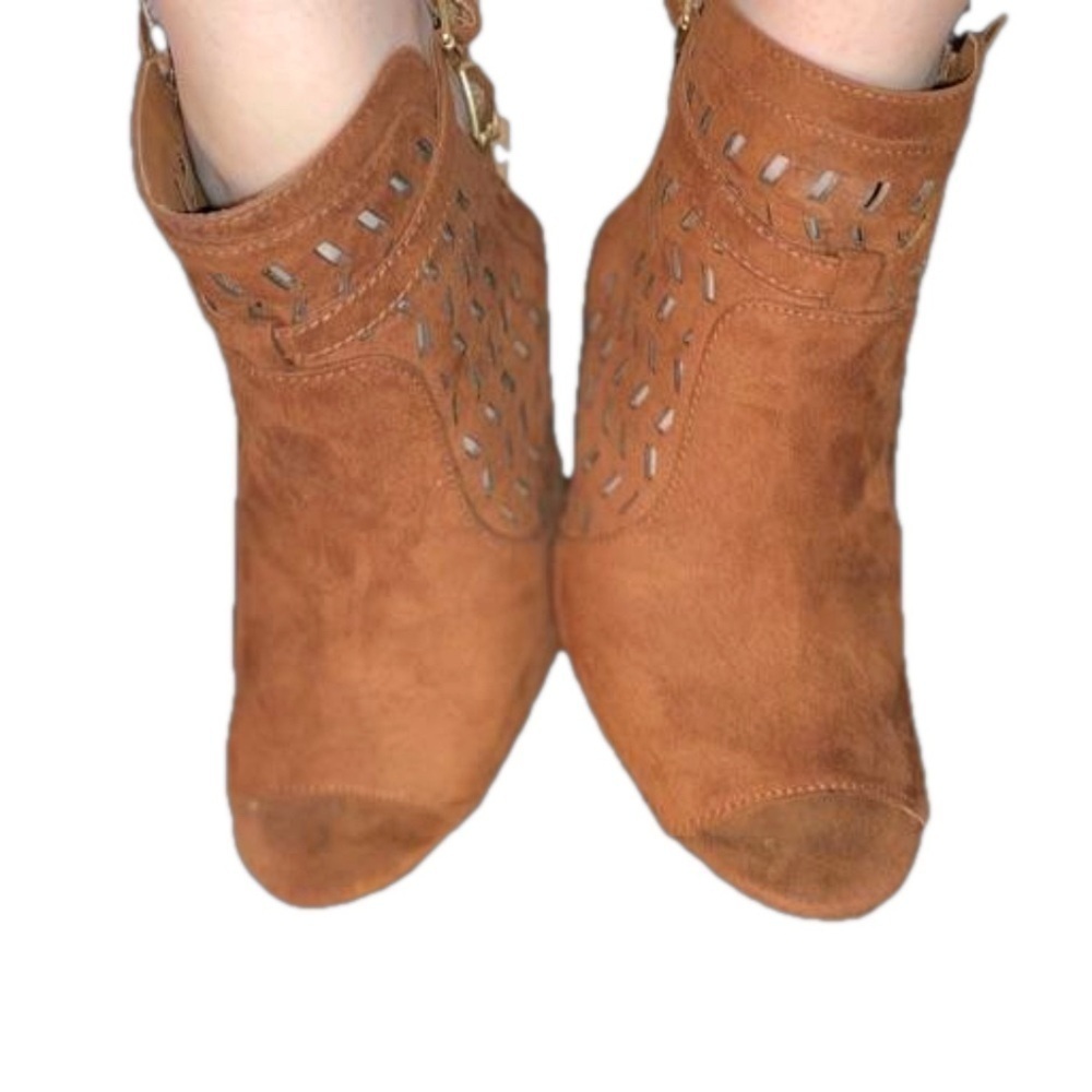 Great Condition Madden Girl Addyy Addy Sandals Women 9.5" Brown Boho - Picture 2 of 13